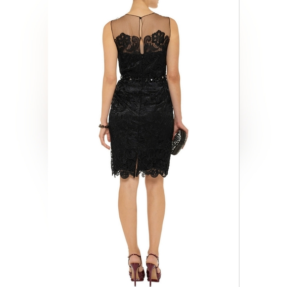 Mikael Aghal Black Dress Size 6 - Picture 2 of 4